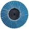 Weiler 2" BobCat Mini Abrasive Flap Disc, Conical (TY29), Type R Mount, 120Z 50950 - alternate 2